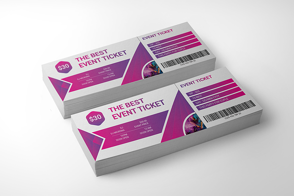 Event Ticket in Card Templates - product preview 1