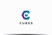 Cubes - Letter C Logo