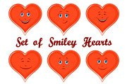 Valentine Holiday Hearts with Faces