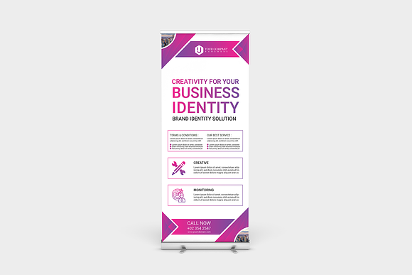 Roll-up Banner in Magazine Templates - product preview 1
