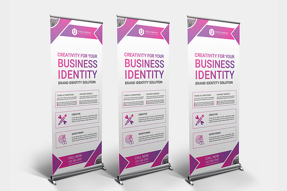 Roll-up Banner in Magazine Templates - product preview 2