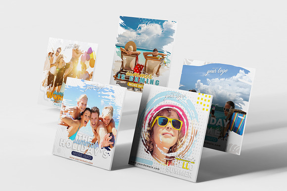 instagram Post Template-Summer in Instagram Templates - product preview 5