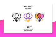Let's Party Icons