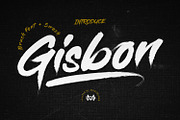 Gisbon - Brush Typeface