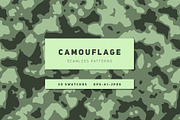 Thirty Camouflage Seamless Patterns