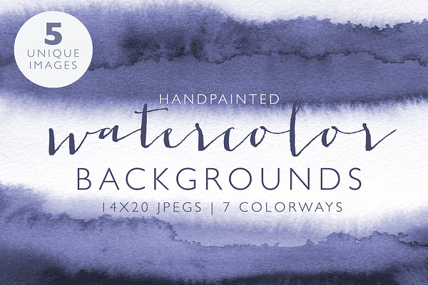Watercolor Backgrounds Collection