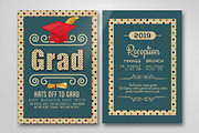 Double Sided Graduation Invitation