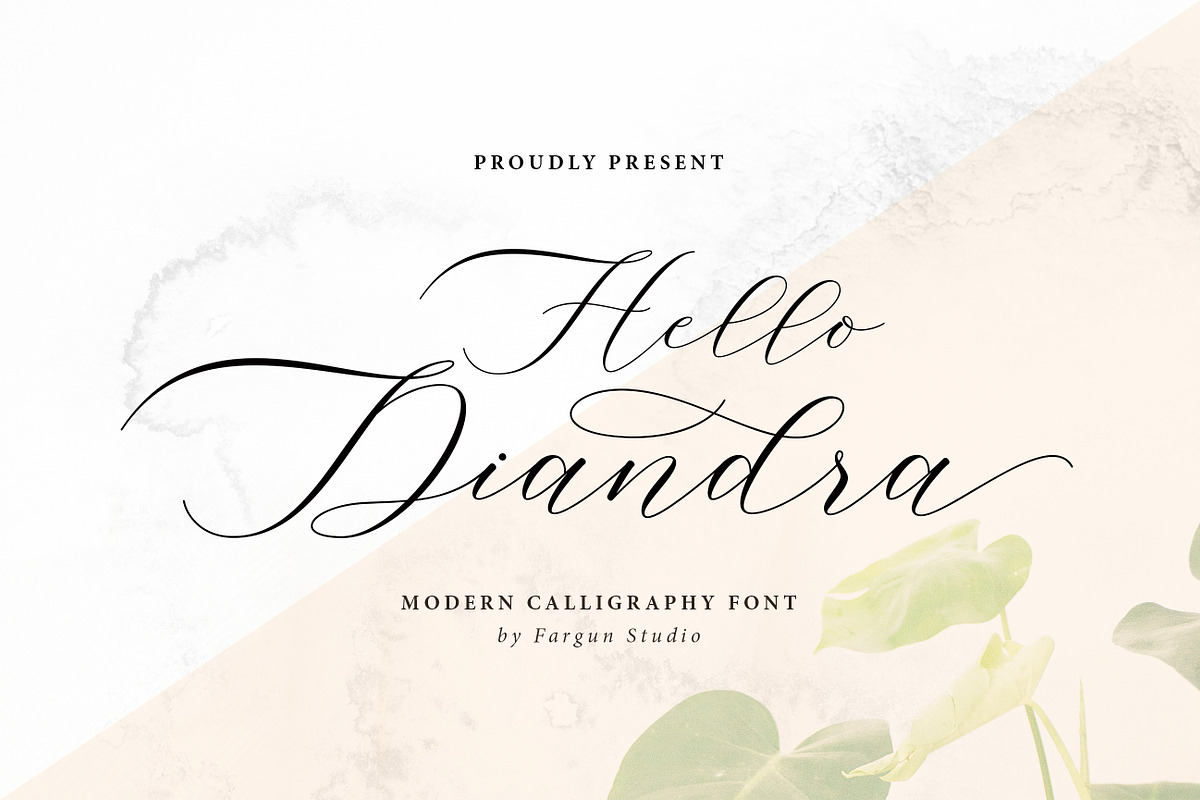 Hello Diandra in Script Fonts - product preview 8