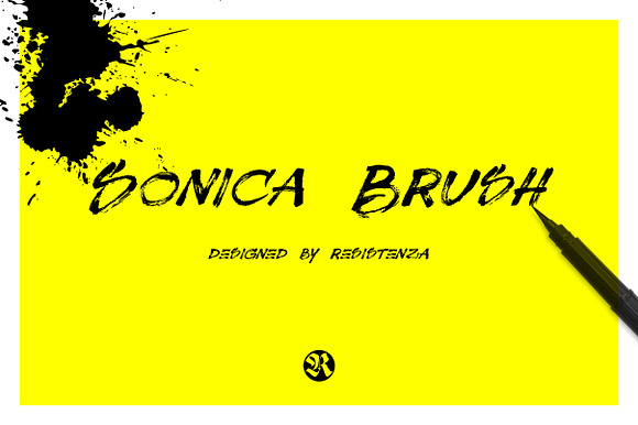 Sonica Brush 50% off in Script Fonts - product preview 2