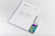 A4 and Business Cards Mockup 02