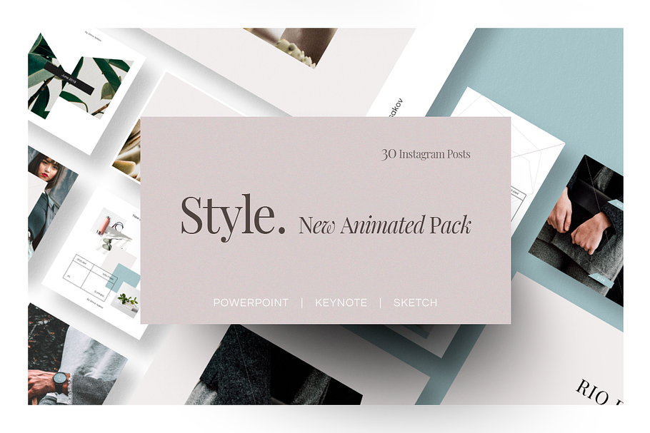 STYLE Animated Instagram Pack in Instagram Templates - product preview 8