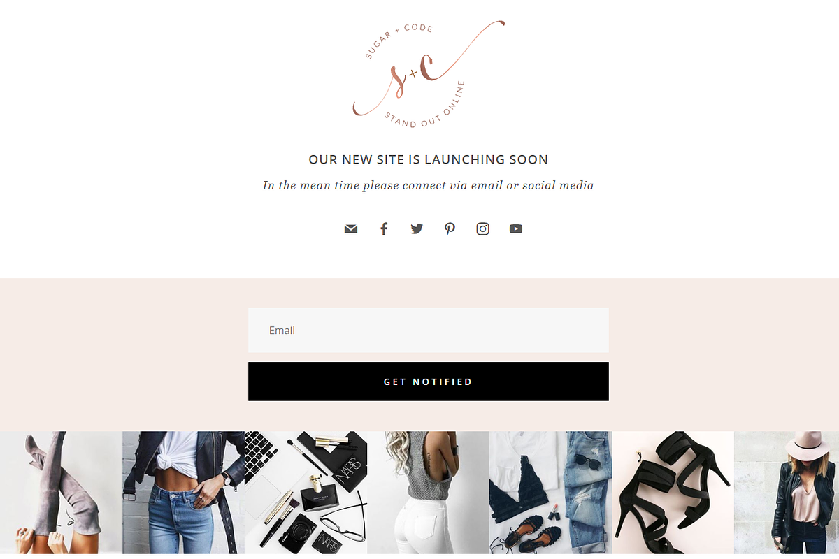 Feminine Coming Soon Web Page in WordPress Landing Page Themes - product preview 8
