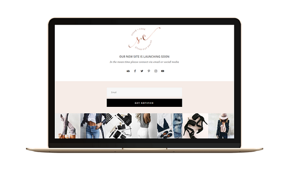 Feminine Coming Soon Web Page in WordPress Landing Page Themes - product preview 1