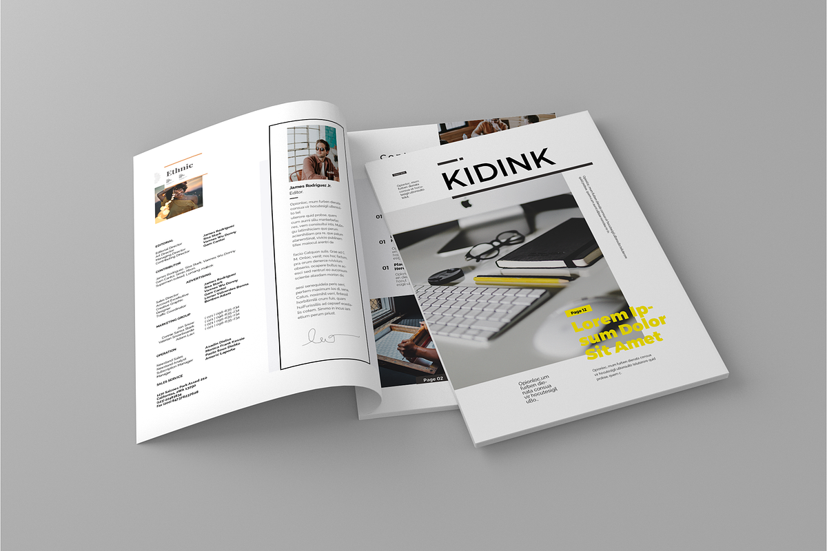 Kidink - Magazine Template in Magazine Templates - product preview 8