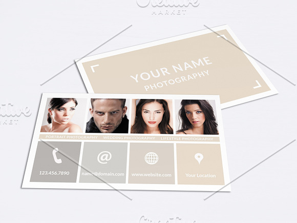 Business Card Template 014 Photoshop in Business Card Templates - product preview 1