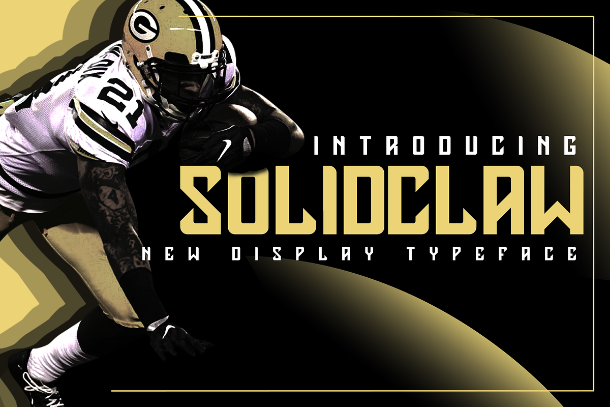 Solidclaw Display Font in Display Fonts - product preview 8