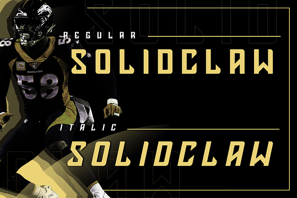 Solidclaw Display Font in Display Fonts - product preview 2