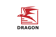 Little Red Dragon Logo Template