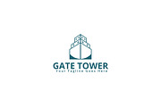 Gate Tower Logo Template