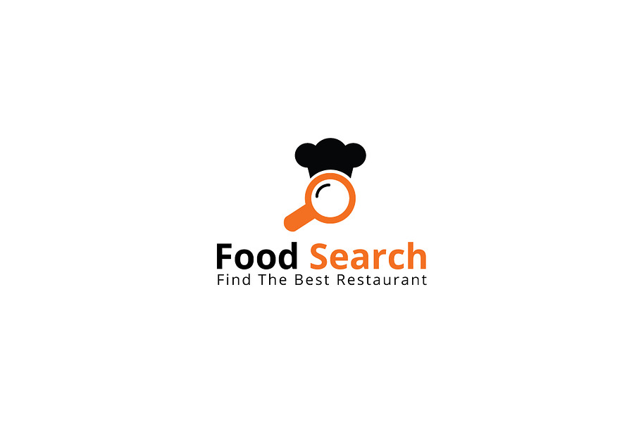 Food Search Logo Template