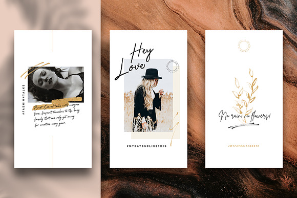 PS & Canva #InstaGold Bundle 60% OFF in Instagram Templates - product preview 8