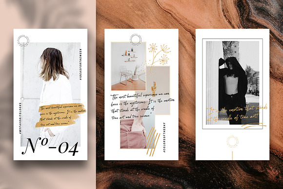 PS & Canva #InstaGold Bundle 60% OFF in Instagram Templates - product preview 11
