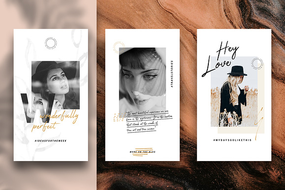 PS & Canva #InstaGold Bundle 60% OFF in Instagram Templates - product preview 14