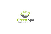 Green Spa Logo Template