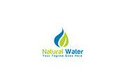 Natural Water Logo Template