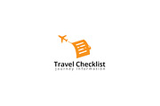 Travel Checklist Logo Template