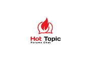Hot Topic Logo Template