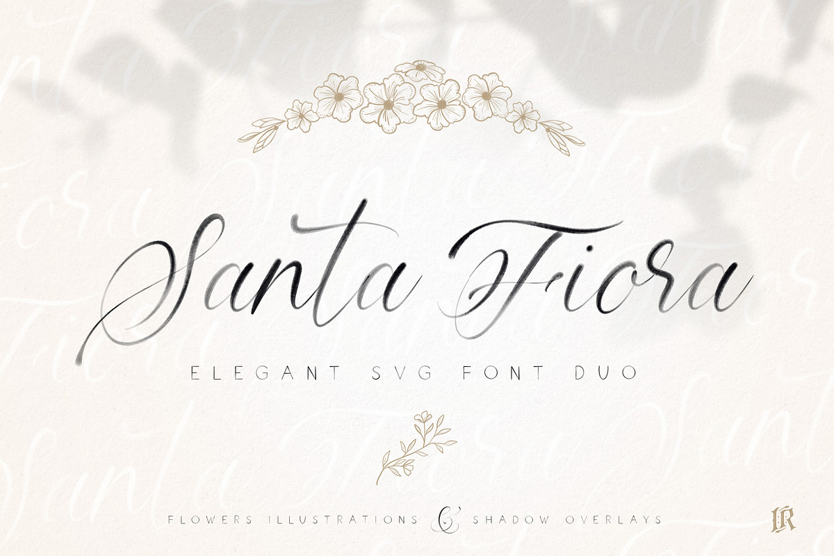 Santa Fiora SVG Font Duo in Script Fonts - product preview 8