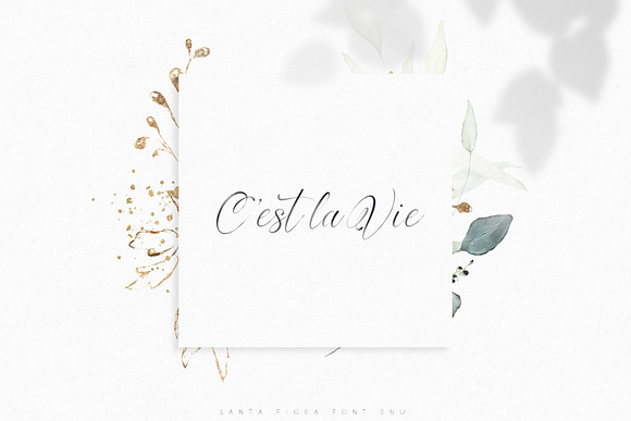 Santa Fiora SVG Font Duo in Script Fonts - product preview 5