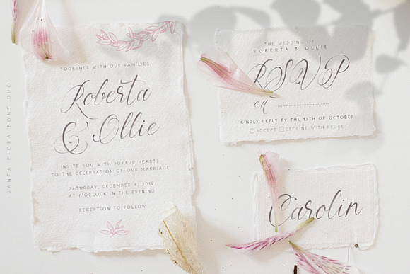 Santa Fiora SVG Font Duo in Script Fonts - product preview 8