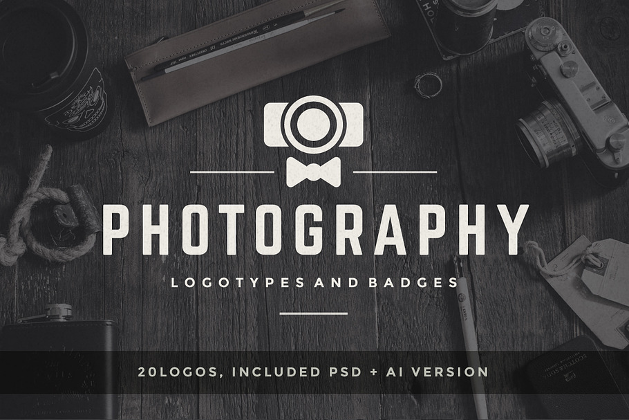 20 Photography logos and badges in Logo Templates - product preview 8