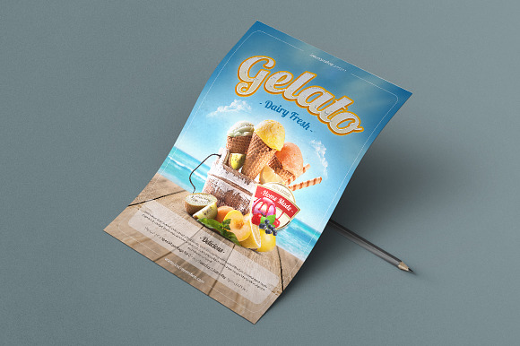 Ice Cream Flyer in Flyer Templates - product preview 1
