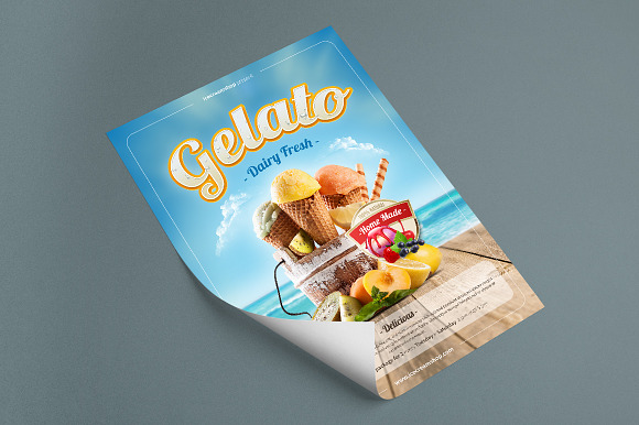 Ice Cream Flyer in Flyer Templates - product preview 2