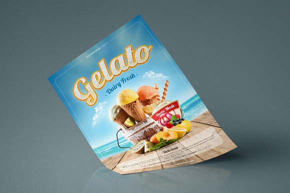 Ice Cream Flyer in Flyer Templates - product preview 4