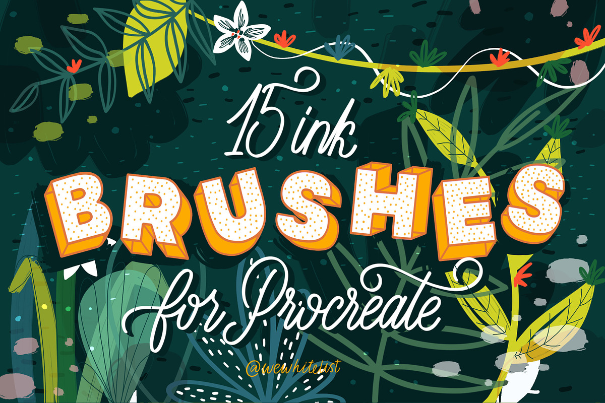 15 Ink Brushes for Procreate. in Add-Ons - product preview 8