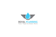 Royal Plumbing Logo Template