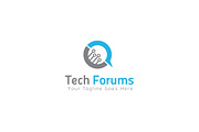 Tech Forums Logo Template