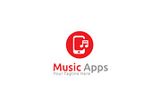 Music Apps Logo Template