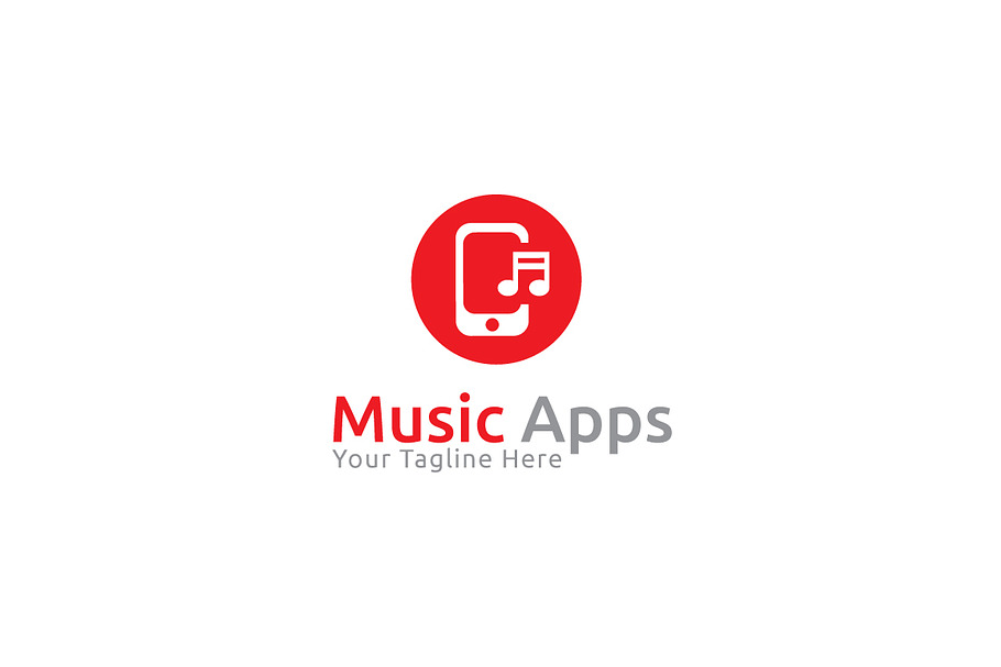 Music Apps Logo Template