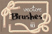 vector 28 brushes of Rope (AI)