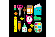 Cute Back to school banner design