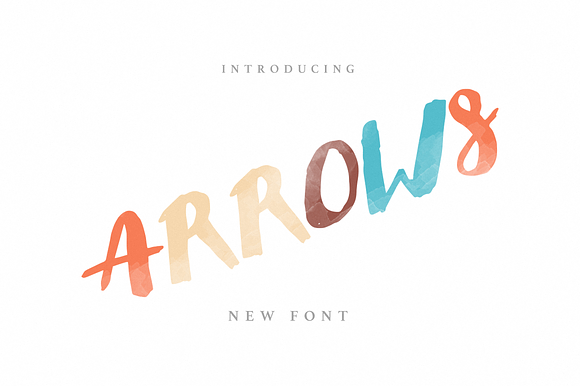 Arrows Font in Display Fonts - product preview 1
