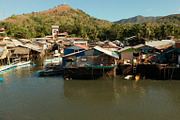 Fishermen houses on the water