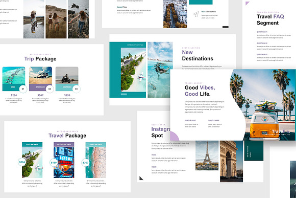 Travel Agency Powerpoint Template in PowerPoint Templates - product preview 2