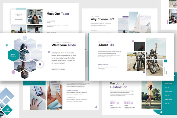 Travel Agency Google Slides Template in Google Slides Templates - product preview 2