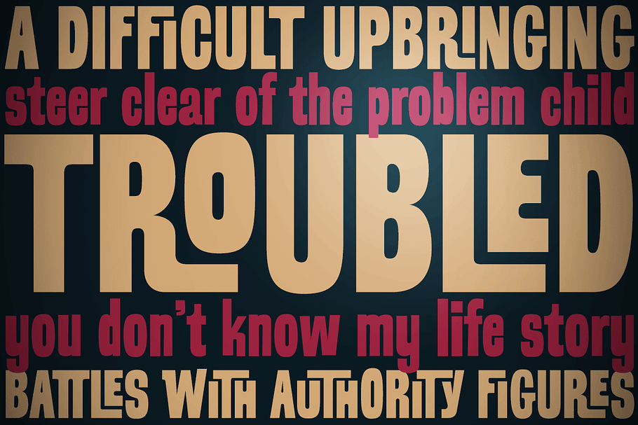 Troubled PB in Display Fonts - product preview 8